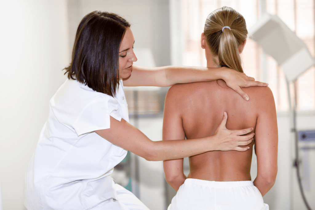 Physiotherapy is used to treat people suffering from frozen shoulder.